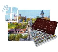 puzzleYOU : Calendrier de l'Avent | « Forteresse Marienberg Depuis Le Vieux Pont sur Le Main à Würzburg, Bavière »