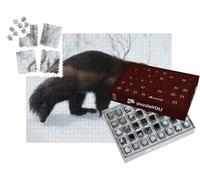puzzleYOU : Calendrier de l'Avent | « Glouton dans la Neige »