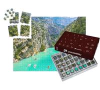 puzzleYOU : Calendrier de l'Avent | « Gorges du Verdon au lac de Sainte-Croix, département des Alpes-de-Haute-Provence, Provence-Alpes-Côte d'Azur »