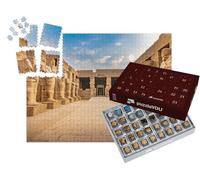 puzzleYOU : Calendrier de l'Avent | « Grandes Sculptures et pharaons au Temple de Karnak, Égypte »