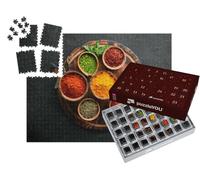 puzzleYOU : Calendrier de l'Avent | « Herbes et épices colorées à Cuisiner de la Cuisine Indienne »