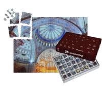 puzzleYOU : Calendrier de l'Avent | « Intérieur de la Mosquée Bleue à Istanbul »