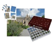 puzzleYOU : Calendrier de l'Avent | « Jardin botanique Face à la cathédrale Saint-Étienne de Limoges, France »