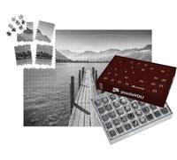 puzzleYOU : Calendrier de l'Avent | « Jetée idyllique sur Le lac Léman, Suisse »