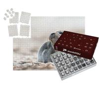 puzzleYOU : Calendrier de l'Avent | « Jeune Phoque sur Une Plage de la mer Baltique »