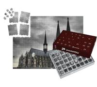 puzzleYOU : Calendrier de l'Avent | « La cathédrale de Cologne sous des Nuages Sombres »