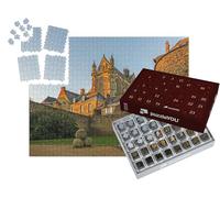 puzzleYOU : Calendrier de l'Avent | « La cathédrale Saint Julian de Le Mans Vue de l'est dans la lumière du Matin, Pays de la Loire »