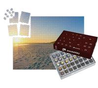 puzzleYOU : Calendrier de l'Avent | « La côte Allemande de la mer du Nord : Une Plage avec Un Phare »