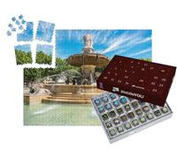 puzzleYOU : Calendrier de l'Avent | « La Fontaine de la Rotonde avec Trois Figures féminines, à Aix-en-Provence »