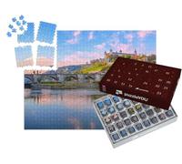 puzzleYOU : Calendrier de l'Avent | « La forteresse Marienberg et Le Vieux Pont sur Le Main de Würzburg, Allemagne »