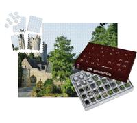 puzzleYOU : Calendrier de l'Avent | « La Porte du Moulin dans l'enceinte médiévale et Le château de la Ville de Montreuil-Bellay »