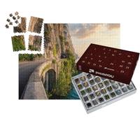 puzzleYOU : Calendrier de l'Avent | « La Route côtière du lac de Garde près de Limone Del Garda, Italie »