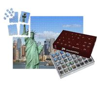 puzzleYOU : Calendrier de l'Avent | « La Statue de la Liberté avec l'Hudson River, New York City »