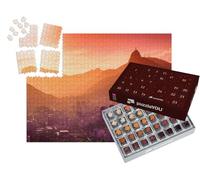 puzzleYOU : Calendrier de l'Avent | « La Statue du Christ au-Dessus de Rio de Janeiro dans Un Coucher de Soleil Incandescent »