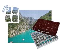 puzzleYOU : Calendrier de l'Avent | « Lac de St. Croix, Les Gorges du Verdon, Provence, France »