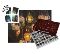 puzzleYOU : Calendrier de l'Avent | « Lanternes colorées du Maroc »