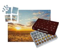 puzzleYOU : Calendrier de l'Avent | « L'aube dorée sur des Champs sans Fin »