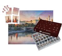 puzzleYOU : Calendrier de l'Avent | « Le Kremlin sur la rivière Moskva à Moscou, Russie »