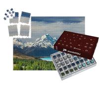 puzzleYOU : Calendrier de l'Avent | « Le Mont Cook et Le lac Pukaki, Nouvelle-Zélande »