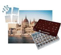 puzzleYOU : Calendrier de l'Avent | « Le Parlement National Hongrois et Le Danube à Budapest, Hongrie »