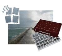 puzzleYOU : Calendrier de l'Avent | « Le Phare de Raoulic au Bout du Brise-Lames d'Audierne en Bretagne »