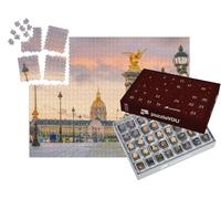 puzzleYOU : Calendrier de l'Avent | « Le Pont Alexandre III sur la Seine à Paris, France, au Lever du Soleil »