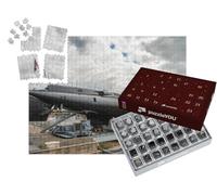 puzzleYOU : Calendrier de l'Avent | « Le sous-Marin français Flore de la Classe Daphné à la Base de sous-Marins de Keroman à Lorient »