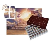 puzzleYOU : Calendrier de l'Avent | « Le Temple Kukulkan de Chichén Itzá, Pyramide Maya du Yucatan, Mexique »