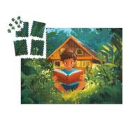 puzzleYOU : Calendrier de l'Avent | « Lecture dans Le Jardin Un Soir d’été »