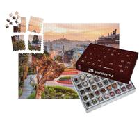 puzzleYOU : Calendrier de l'Avent | « Les Lacets de Lombard Street à San Francisco »