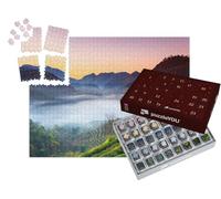 puzzleYOU : Calendrier de l'Avent | « Lever de Soleil dans Le Brouillard, Plantation de thé, Chiang Mai, Thaïlande »