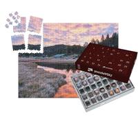 puzzleYOU : Calendrier de l'Avent | « Lever de Soleil Fantastique dans Les Montagnes (Vallée du Tet, Capcir, France Pyrénées) »