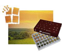 puzzleYOU : Calendrier de l'Avent | « Lever de Soleil sur la forêt et la Campagne »