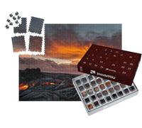 puzzleYOU : Calendrier de l'Avent | « Lever de Soleil sur la Zone de rift sud-est du Volcan Kilauea »