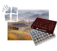 puzzleYOU : Calendrier de l'Avent | « Lever de Soleil sur Le Barolo et Brouillard dans la région des Langhe »