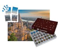 puzzleYOU : Calendrier de l'Avent | « Lever de Soleil sur Le Bastion des pêcheurs à Budapest, Hongrie »
