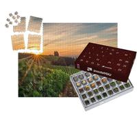 puzzleYOU : Calendrier de l'Avent | « Lever de Soleil sur Un vignoble de la vallée de la Willamette »