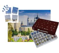 puzzleYOU : Calendrier de l'Avent | « L'horizon de Madrid avec la cathédrale Santa Maria et Le Palais Royal »