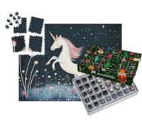 puzzleYOU : Calendrier de l'Avent | « Licorne au Clair de Lune »