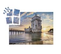 puzzleYOU : Calendrier de l'Avent | « Lisbonne, Tour de Belem sur Le fleuve Tage au Portugal »