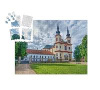 puzzleYOU : Calendrier de l'Avent | « Litomysl : Vue de l'église près du château, République tchèque »