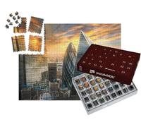puzzleYOU : Calendrier de l'Avent | « Londres avec Skyline et Vue sur Le Quartier des banques »