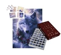 puzzleYOU : Calendrier de l'Avent | « Loup de Noël dans la forêt hivernale »