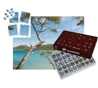puzzleYOU : Calendrier de l'Avent | « Magnifique Baie sur l'île de Porquerolles, Archipel des Îles d'Hyères, dans Le sud de la France. »