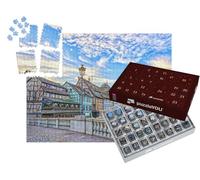 puzzleYOU : Calendrier de l'Avent | « Maisons Traditionnelles à colombages Le Long des canaux dans Le Quartier de la Petite France à Strasbourg »