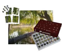 puzzleYOU : Calendrier de l'Avent | « Marais à Bourges, Province du Berry, Centre-Val de Loire, France »