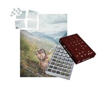 puzzleYOU : Calendrier de l'Avent | « Marmotte des Alpes sur Un Versant de Montagne en Autriche »