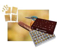 puzzleYOU : Calendrier de l'Avent | « Martin-pêcheur d'europe mâle Calme, Alcedo atthis »