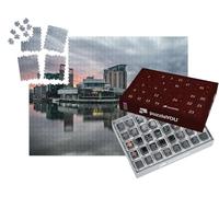 puzzleYOU : Calendrier de l'Avent | « Matin Calme au-Dessus des Salford Quays, Manchester »
