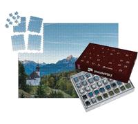 puzzleYOU : Calendrier de l'Avent | « Matin d'automne au-Dessus de Maria Gern et du Watzmann, Allemagne »